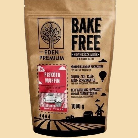 Bake Free piskóta, muffin lisztkeverék 1000g