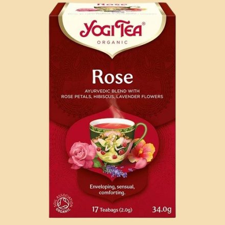 Yogi Rose bio tea (Rózsa tea) 17db