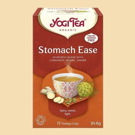 Yogi Stomach Ease Bio Tea (Könnyebbség a gyomornak tea) 17db