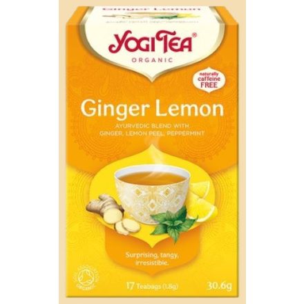 Yogi Ginger Lemon Bio Tea (Citromos gyömbér tea)