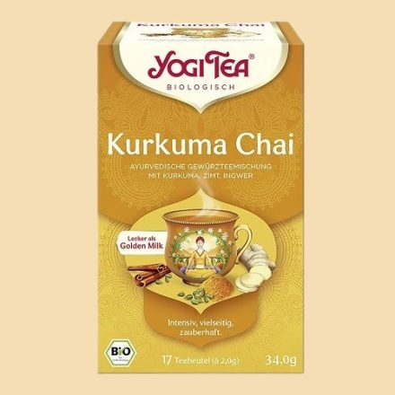 Yogi Kurkuma Chia Bio Tea (Bio Kurkuma chai tea) 17db