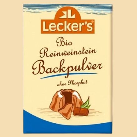 Lecker's bio borkő sütőpor 84g (4db*21g)