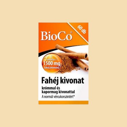 BioCo fahéj tabletta 60db