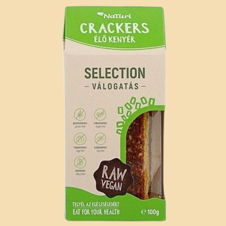 Naturi crackers élő kenyér válogatás 100g