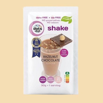 DotsDiet diétás Mogyorós-csokoládé ízű shake 30g (1 adag)