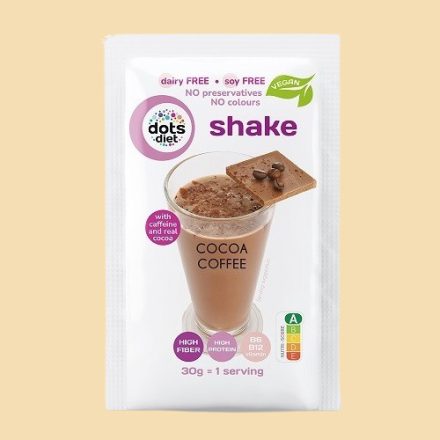 DotsDiet diétás Kakaós - Kávés ízű shake 30g (1 adag)