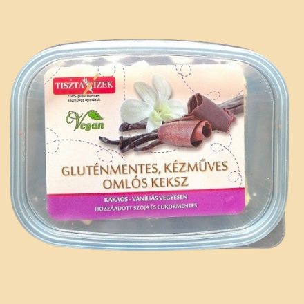 Tiszta Ízek kakaós-vaníliás omlós gluténmentes keksz 180g