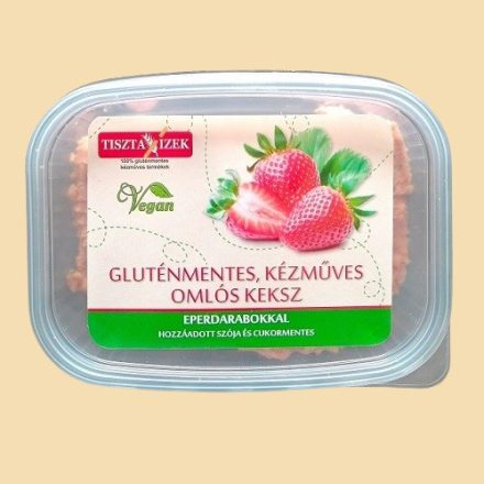 Tiszta Ízek epres omlós gluténmentes keksz 180g