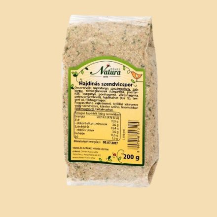 Dénes Natura hajdinás szendvicspor 250g