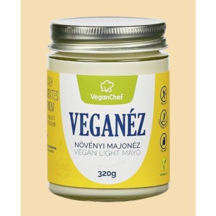 Veganchef Veganéz Light Üveges Majonéz 320 g