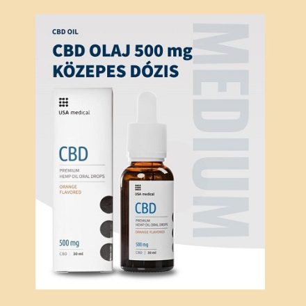 USA Medical CBD olaj 500mg (30ml)