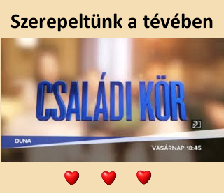 Szerepeltünk a tévében