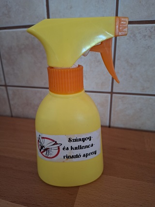 Házi szúnyog- és kullancsriasztó spray